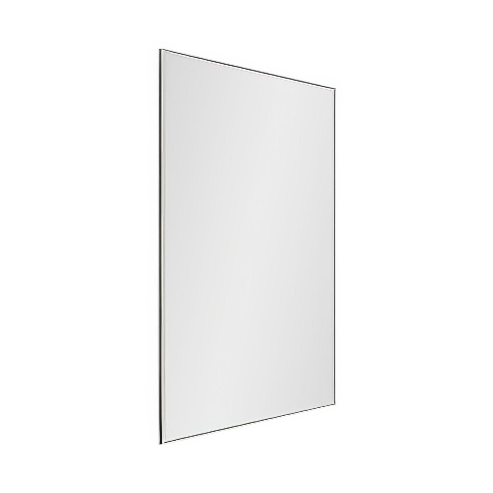 Belvoir rectangular mirror 69 with a sleek thin metallic frame in a rectangular shape for modern home decor