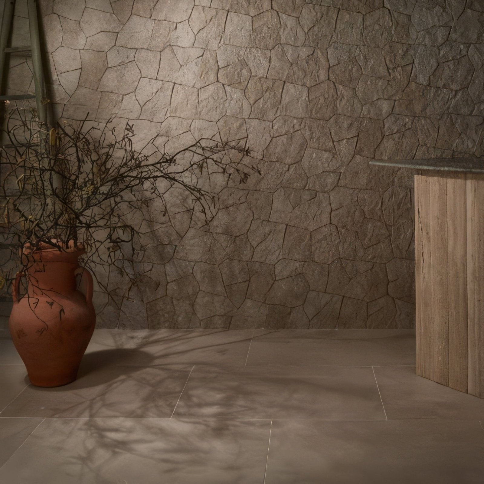 Bergamo Limestone Lightly Seasoned Finish