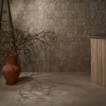 Bergamo Limestone Lightly Seasoned Finish