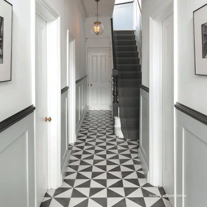 Bert & May Black Alalpardo Porcelain