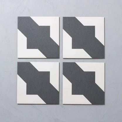 Bert & May Black Crosses Porcelain