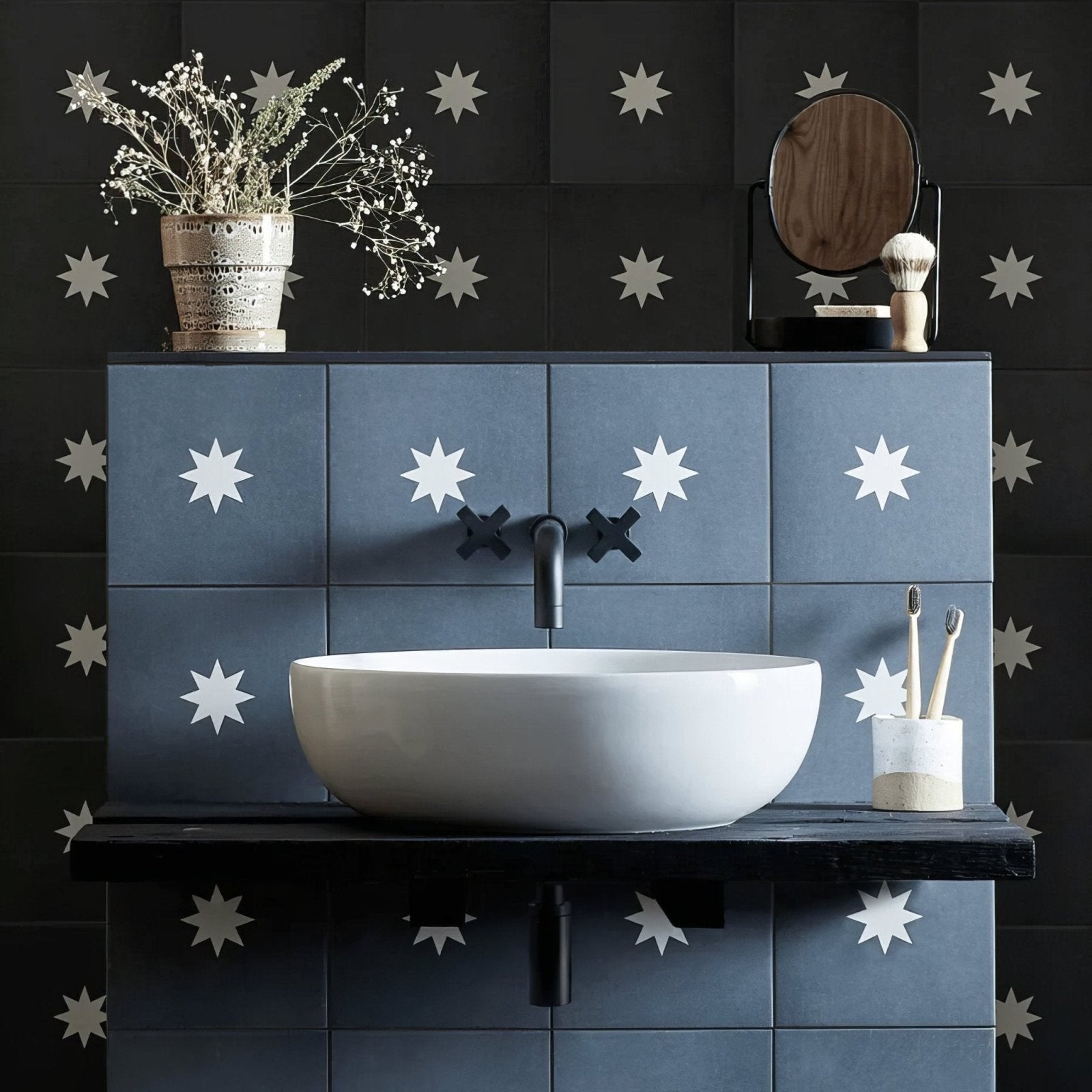 Bert & May Black Luna Porcelain