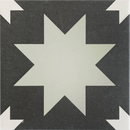 Bert & May Black Pradena Porcelain