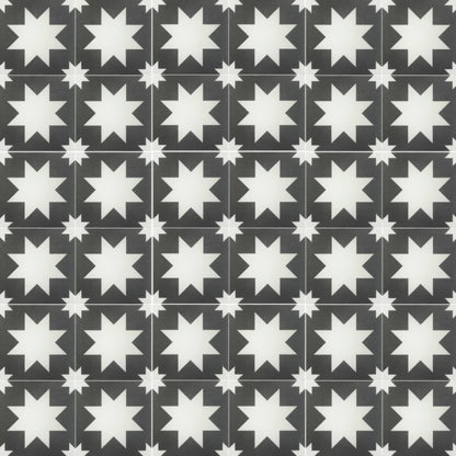 Bert & May Black Pradena Porcelain