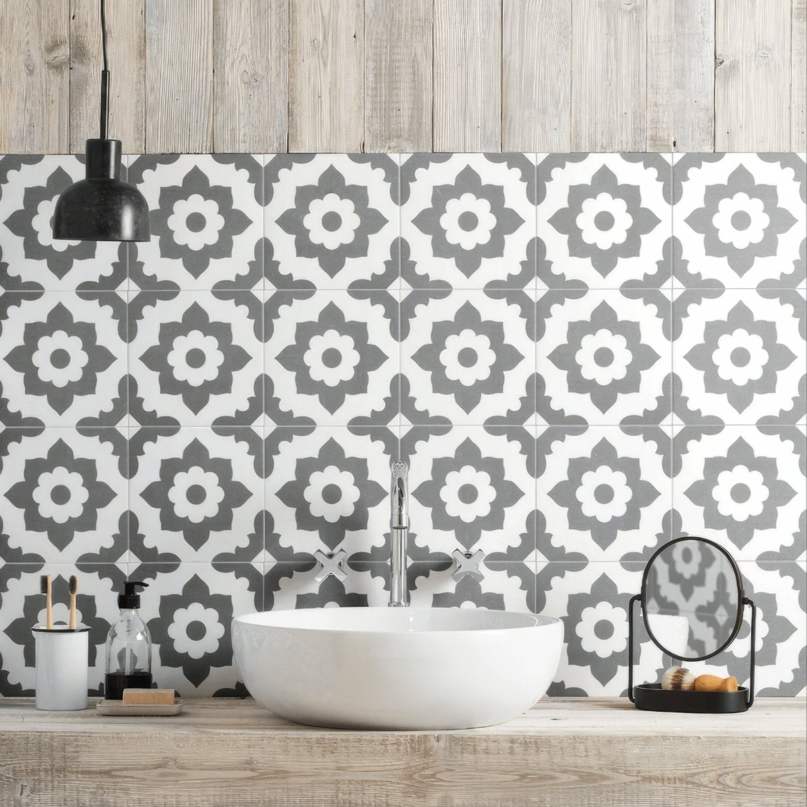 Bert & May Black Santona Porcelain