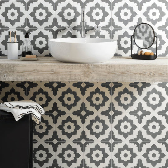 Bert & May Black Santona Porcelain