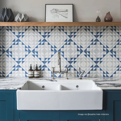 Bert & May Blue Majadas Porcelain