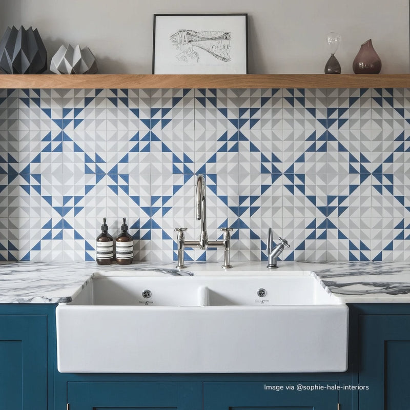 Bert & May Blue Majadas Porcelain