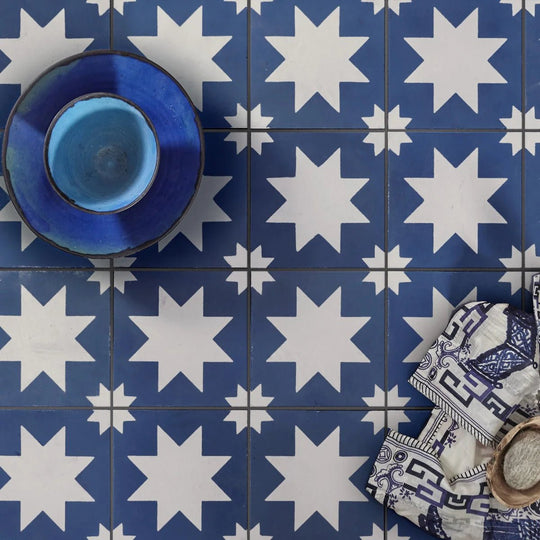 Bert & May Blue Pradena Porcelain - alternate view