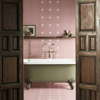 Bert & May Cherry Porcelain Plain Tile