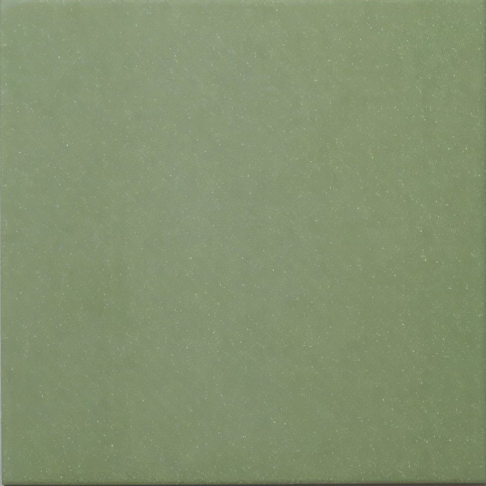 A matte-finished olive green square ceramic tile from bert & may forest porcelain plain tile collection