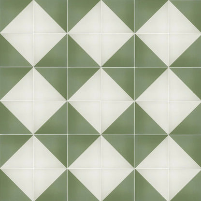 Bert & May Green Alalpardo Porcelain