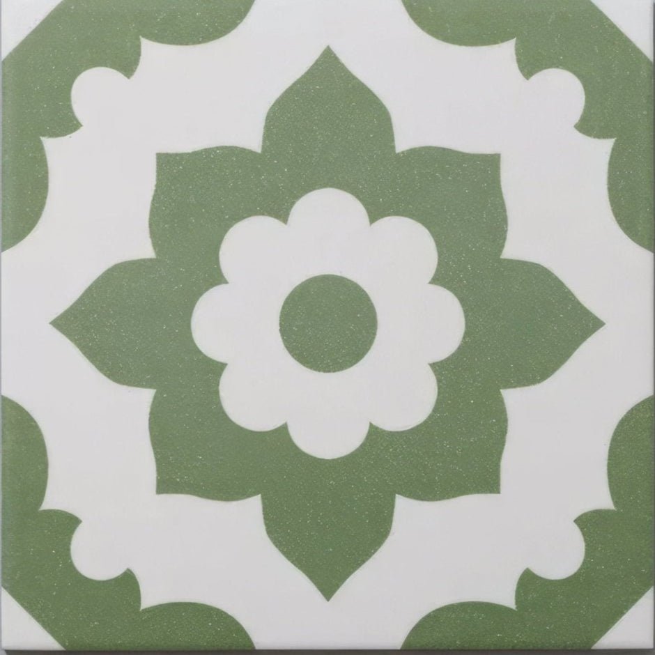 Bert & May Green Santona Porcelain – pattern detail (3)