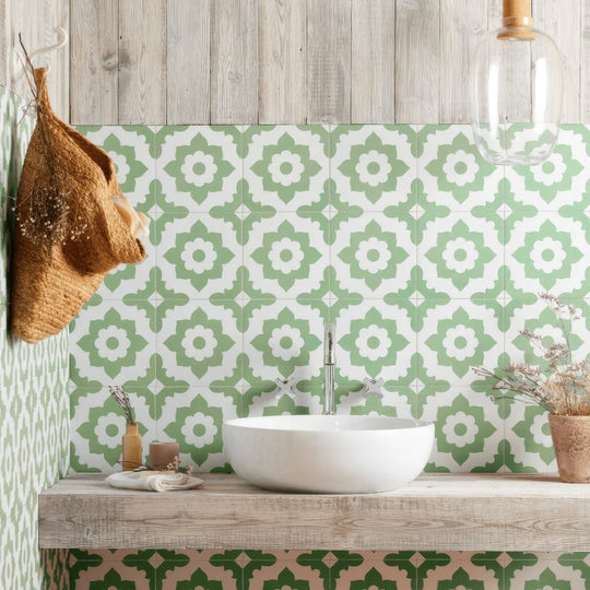 Bert & May Green Santona Porcelain - alternate view