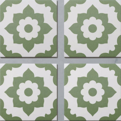 Bert & May Green Santona Porcelain