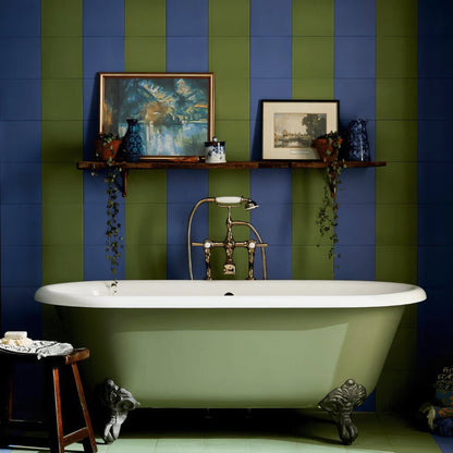 Bert & May Navy Porcelain Plain Tile