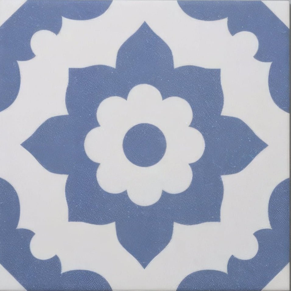 Bert & May Navy Santona Porcelain shown as flooring (2)