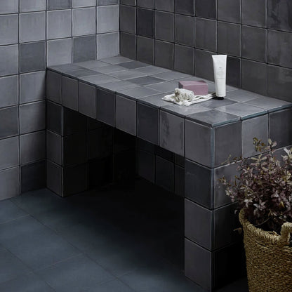 Bert & May Old Iron Porcelain Plain Tile