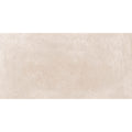 Beige textured ceramic wall tile with a subtle mottled finish beton beige matt 25 x 50cm