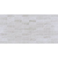 Gray rectangular mosaic tile beton grey next relieve decor with subtle textured surface for wall design