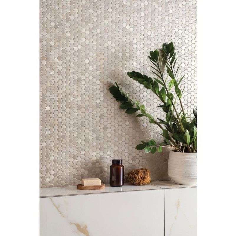 Bianco Oro Polished Porcelain 90 x 90cm