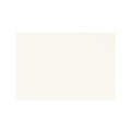 Cream-colored rectangular placemat made of matt white material for dining and table setting use
