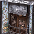 Birds And Butterfly 5 Tile Set on County White in a room setting
