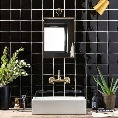 Black Field Tile