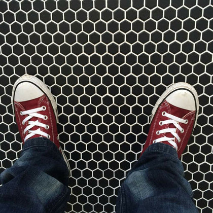 Black Honeycomb Floor