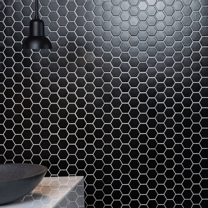 Black Large Honeycomb Floor