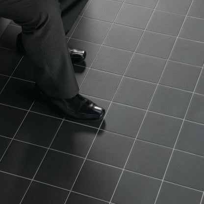 Black Pinhead Quarry Tile 148x148x9mm