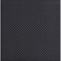 Black pinhead quarry tile 148x148x9mm featuring black textured fabric with a repeating diamond pattern