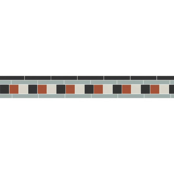 Black, Dover White, Grey & Red