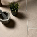 Blandford Limestone Tumbled Finish in a bathroom setting
