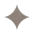 Gray stone tile blends castano star with four-pointed star shape and subtle natural veining for elegant flooring