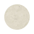 Blends Grigio Circle circular off-white stone tile with subtle gray veining and a slightly textured surface