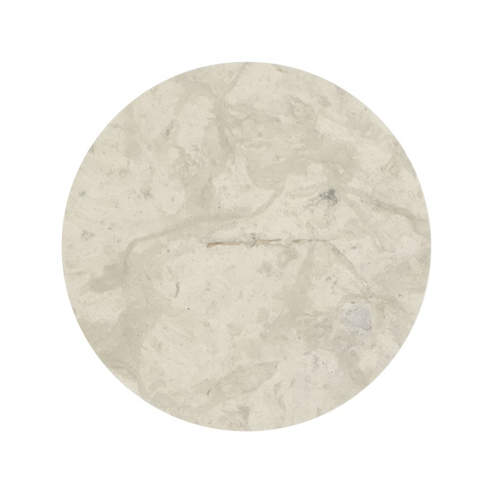 Circular white marble tile blends grigio circle with subtle gray veining for elegant flooring and wall accents