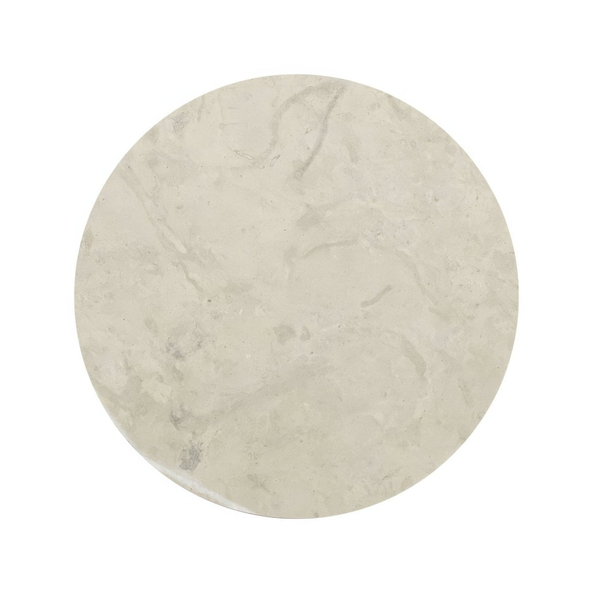 Blends Grigio Circle white marble circle tile with subtle grey veining