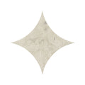Blends grigio star star-shaped tile with light beige marble surface and subtle gray veining for elegant flooring