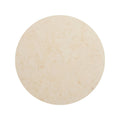 Blends Tarla Circle cream circular marble tile with subtle natural veining