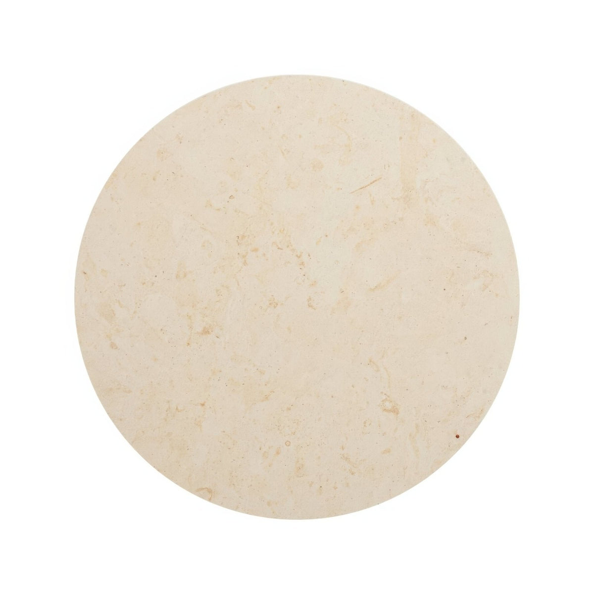 Blends Tarla Circle cream circular marble tile with subtle natural veining