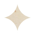 Beige star-shaped tile with speckled stone texture from blends tarla star collection for decorative flooring and walls
