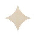 Beige star-shaped marble tile blends tarla star with subtle natural veining for elegant flooring and walls