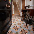 Blenheim Brown, Buff, Green, Grey & White with Livingstone Green on Buff – detail view 2