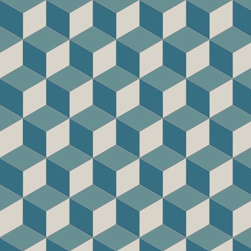 Bloomsbury Dover White, Pugin Blue & Blue