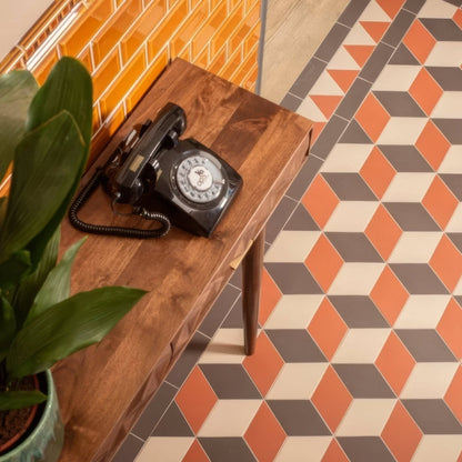 Bloomsbury Red, Black & Holkham Dune