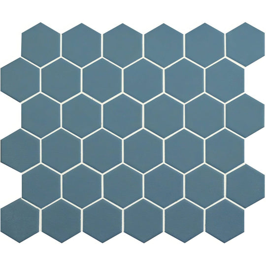 Blue/Grey Hexagon Slip Resistant - alternate view