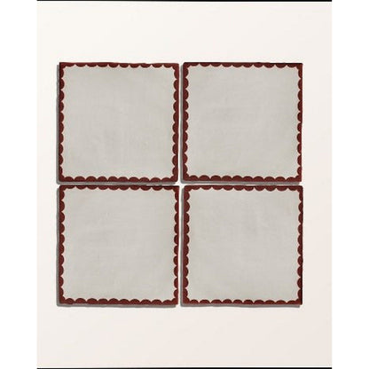 STUDIO Bobbin Ceramic Wine Wall Tile 13x13cm - thumbnail 1