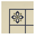 Bohemia Corner Dublin, Khaki and Dark Blue on White
