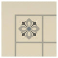 Bohemia Corner Light Blue, Light Grey and Dark Grey on White